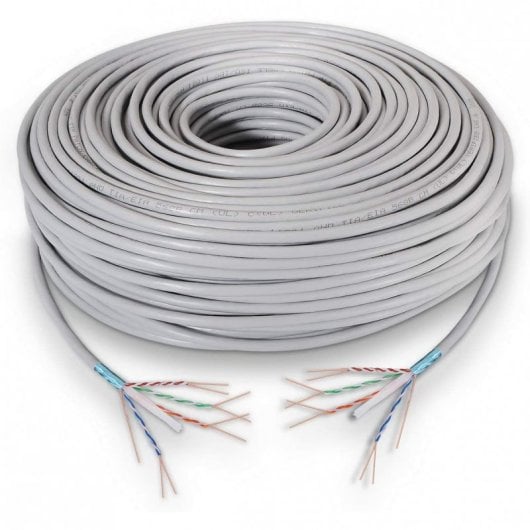 Cavo di rete Aisens Coil RJ45 Cat.6 FTP rigido 305m Grigio