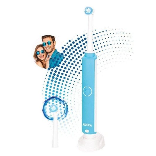 Escova de Dentes Elétrica Jocca 1294 Temporizador Bateria Longa Indução
