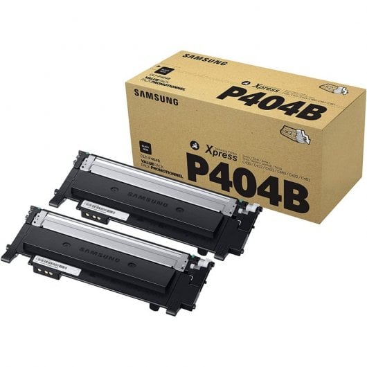 Samsung Confezione da 2 cartucce toner originali HP CLT-P404B (nero)