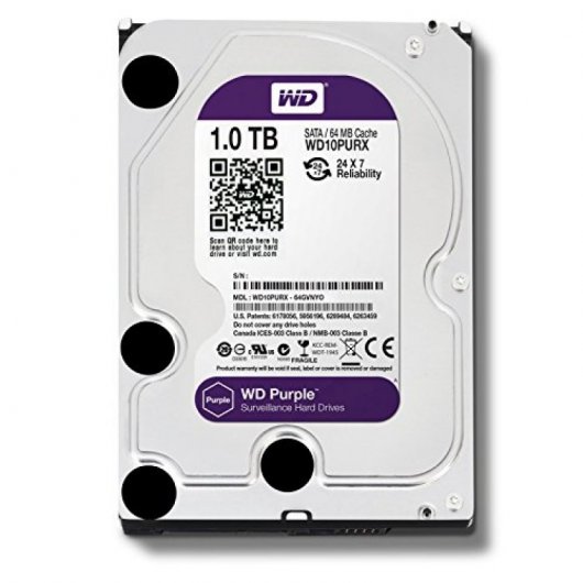 WD Purple 3.5" 1TB SATA 3
