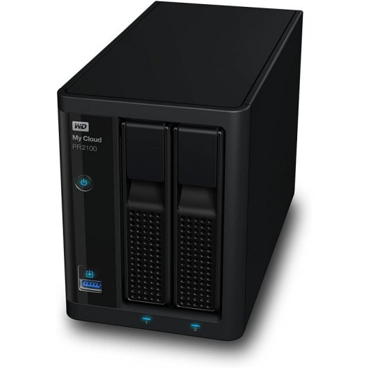 Western Digital My Cloud PR2100 NAS Bureau Ethernet/LAN Noir N3710