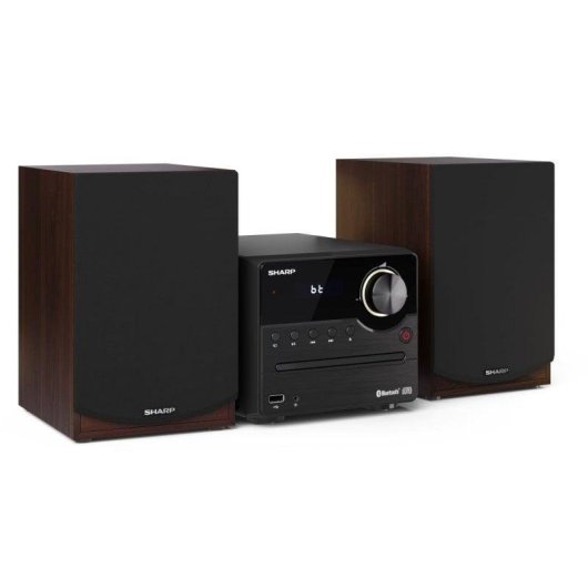 Micro Systeem Sharp XL-B512 45W RMS Bluetooth 5.0 Houten Behuizing