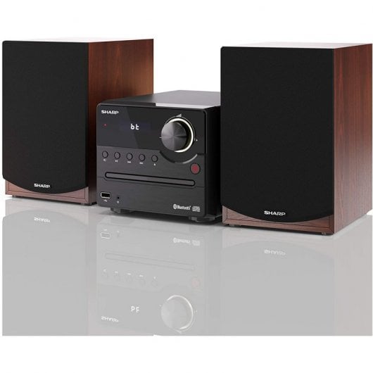 Sharp XL-B512 Micro Catena Bluetooth 45W Legno