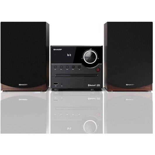 Micro Systeem Sharp XL-B512 45W RMS Bluetooth 5.0 Houten Behuizing