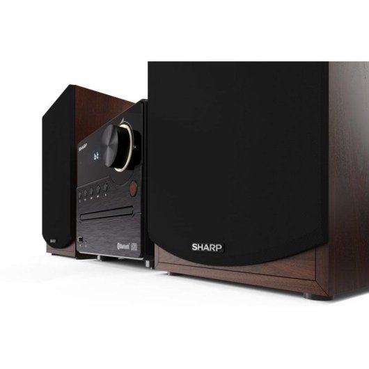Micro Systeem Sharp XL-B512 45W RMS Bluetooth 5.0 Houten Behuizing