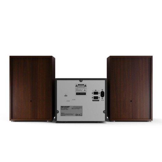 Micro Systeem Sharp XL-B512 45W RMS Bluetooth 5.0 Houten Behuizing
