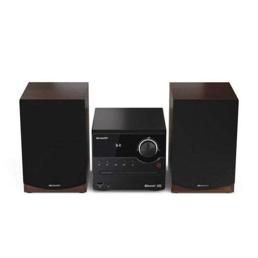 Micro Systeem Sharp XL-B512 45W RMS Bluetooth 5.0 Houten Behuizing