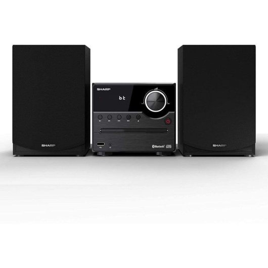 Micro Systeem Sharp XL-B512 45W RMS Bluetooth 5.0 Zwart Hout