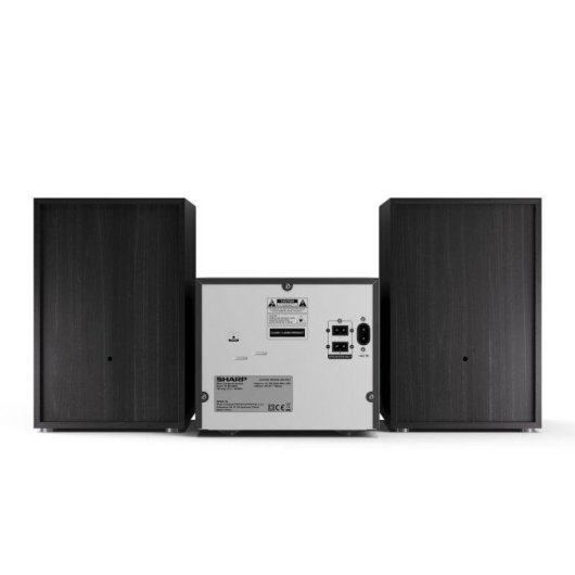 Micro Systeem Sharp XL-B512 45W RMS Bluetooth 5.0 Zwart Hout