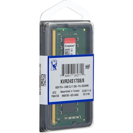 Kingston ValueRAM SO-DIMM DDR4  2400MHz 8GB CL17