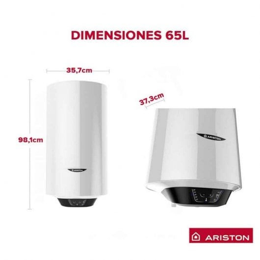 Ariston Pro1 Eco Slim Termo Eléctrico Vertical 65L B