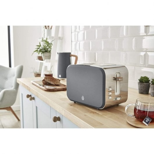 Tostapane Swan Nordic 2 fette 900W Grigio