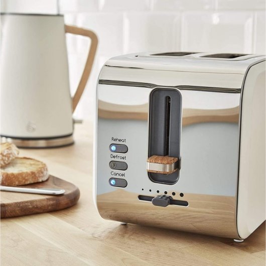 Swan Nordic Tostadora 2 Rebanadas 900W Blanco