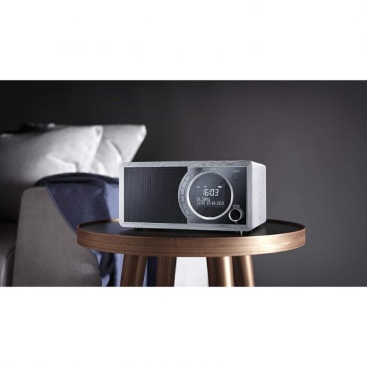 Sharp DR-450 Radio Despertador FM/Bluetooth/DAB+ Gris