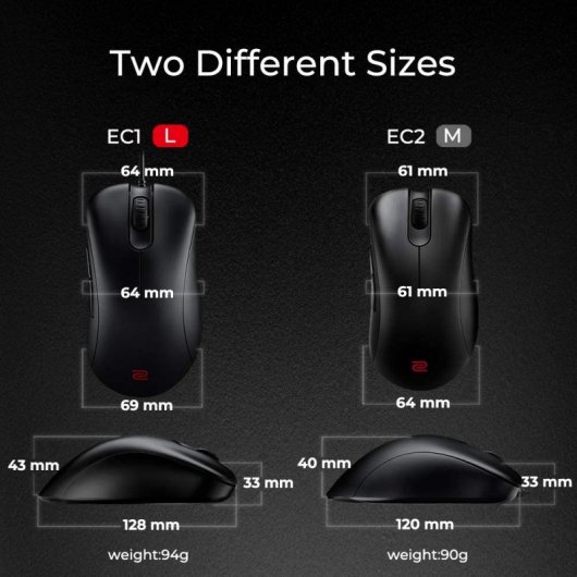 BenQ Zowie EC1 Ratón Gaming 3200 DPI Negro