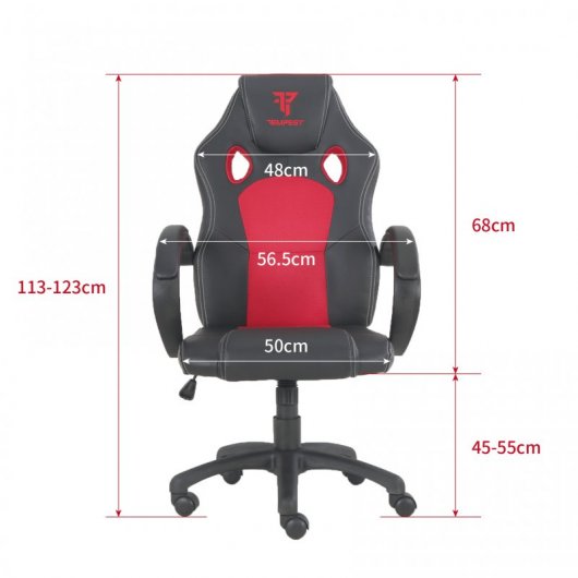 Tempest F12 Silla Gaming Roja