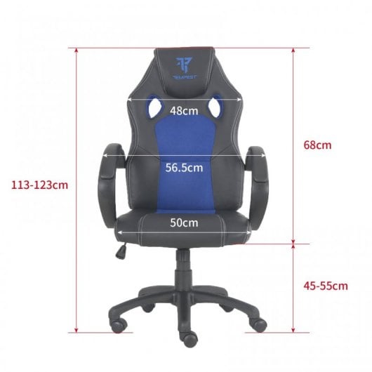 Tempest F12 Silla Gaming Azul
