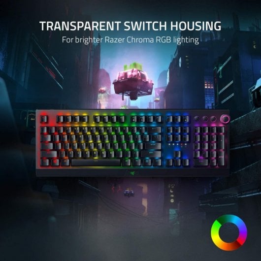 Razer BlackWidow V3 Pro Teclado Mecánico Inalámbrico Gaming Switch Amarillo Layout USA