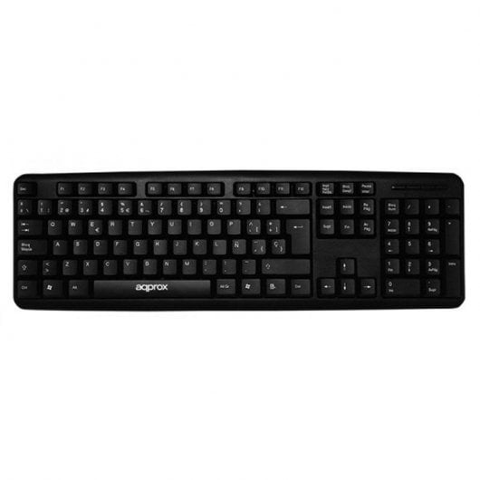 Approx APPKBECO Teclado USB Negro
