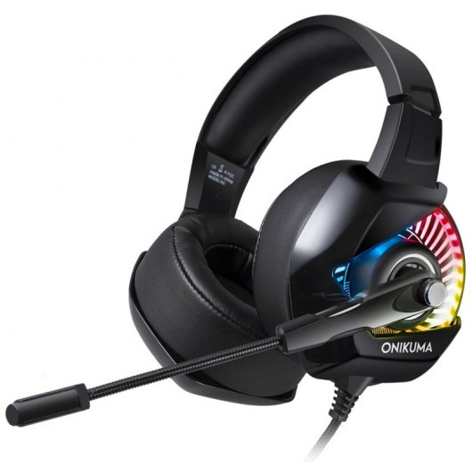 Onikuma K6 Auriculares Gaming RGB Negro