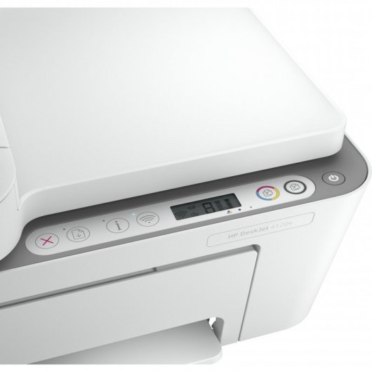 HP DeskJet Stampante multifunzione HP 4120e, Colore, Stampante per Casa, Stampa, copia, scansione, invio fax da mobile, HP+; Idoneo per HP Instant Ink; scansione verso PDF