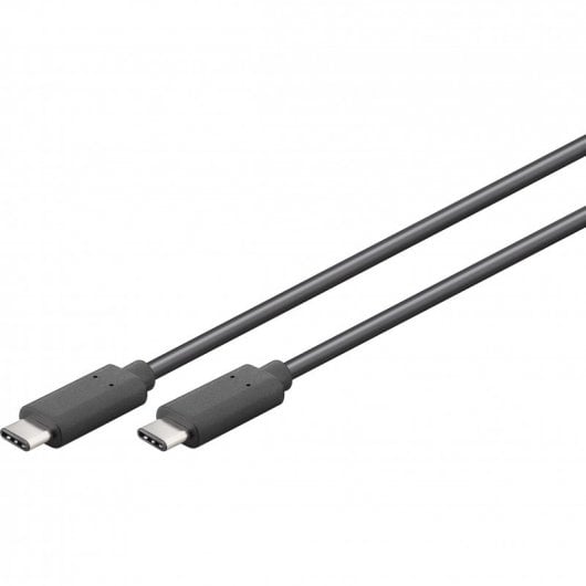 Goobay USB 3.1 Gen 1 0.5 m USB Kabel USB 3.2 Gen 1 (3.1 Gen 1) 0,5 m USB C Schwarz