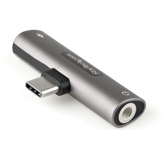 StarTech Adaptador de Audio y Carga USB-C a USB-C/Jack 3.5mm