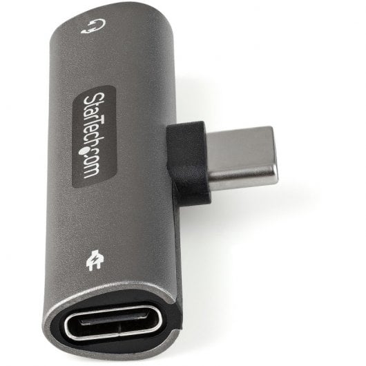 StarTech Adaptador de Audio y Carga USB-C a USB-C/Jack 3.5mm