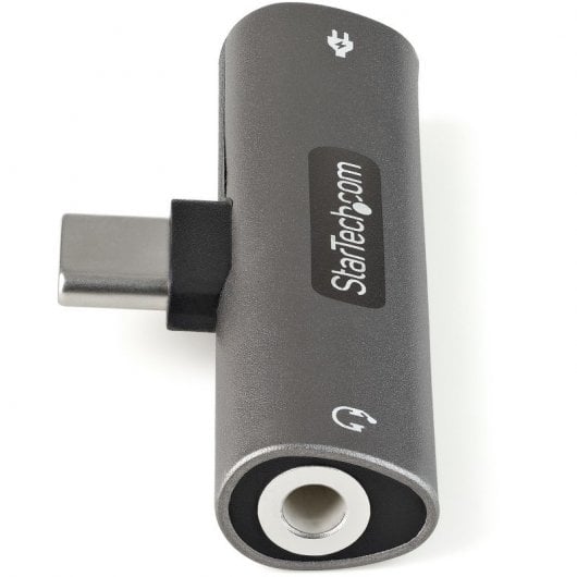 StarTech Adaptador de Audio y Carga USB-C a USB-C/Jack 3.5mm