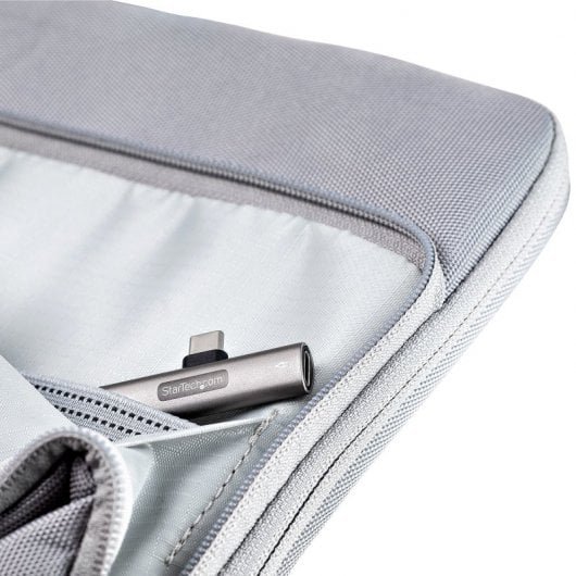 StarTech Adaptador de Audio y Carga USB-C Macho/Hembra Plata