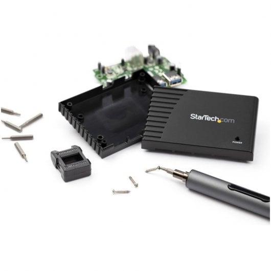 Startech Pack Destornillador Eléctrico + 55 Puntas + Desimantador