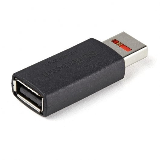 StarTech Adaptador Bloqueador de Datos USB 2.0 Macho/Hembra Negro
