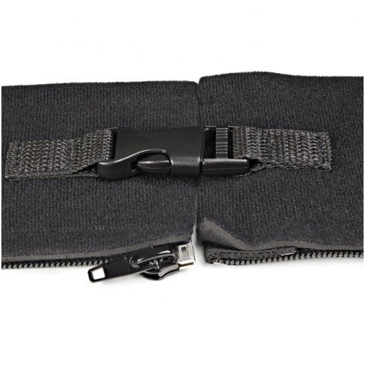 Startech Organizador de Cables Neopreno 1m Negro