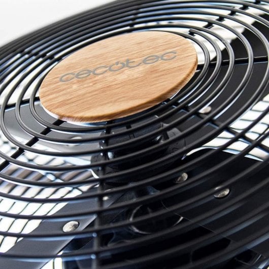 Ventilatore da Tavolo Cecotec EnergySilence 560 WoodDesk 45W 4 Pale 3 Velocità Silenzioso Oscillante