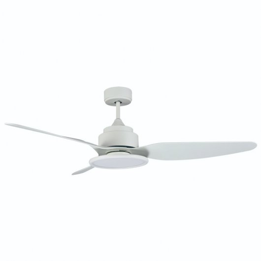 Sulion Fiera Ventilador de Techo con Luz y Mando 48W Blanco