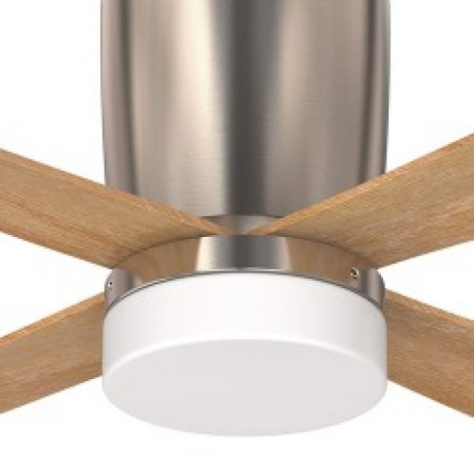 Sulion Cabanna Ventilador de Techo con Luz y Mando 50W Níquel/Madera