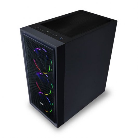 Abysm Danube Kamp ARGB Vidro Temperado USB 3.0 Preta