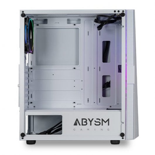 Abysm Gaming Danube Kolpa ARGB ATX Custodia per PC Vetro temperato USB 3.0 Bianco