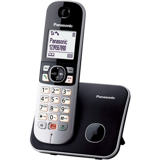 Telefono fisso wireless Panasonic KX-TG6851SP Grigio/Nero