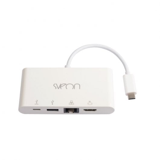 Sveon SCT504 Hub USB-C/USB 3.1/HDMI 4K/RJ45