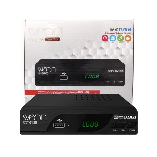 Sveon SDT8400 Receptor/Grabador TDT2