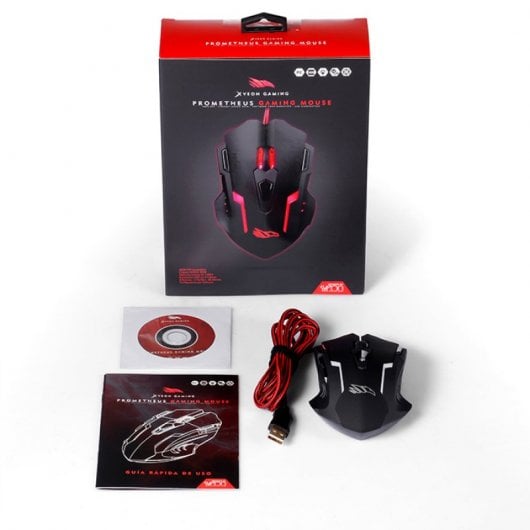 Mouse da gioco Sveon Prometheus SGM240 4000 DPI Nero