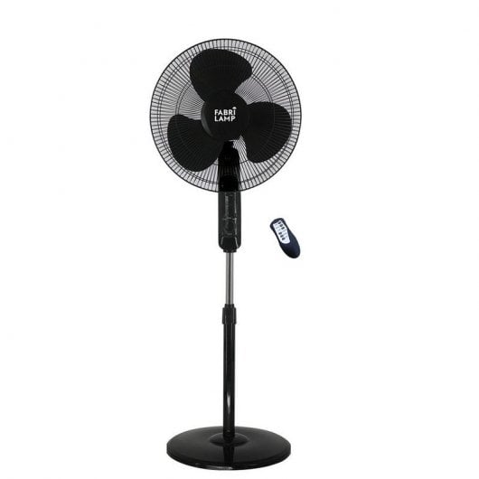 Fabrilamp Calma Ventilador de Pie con Mando 45W Negro