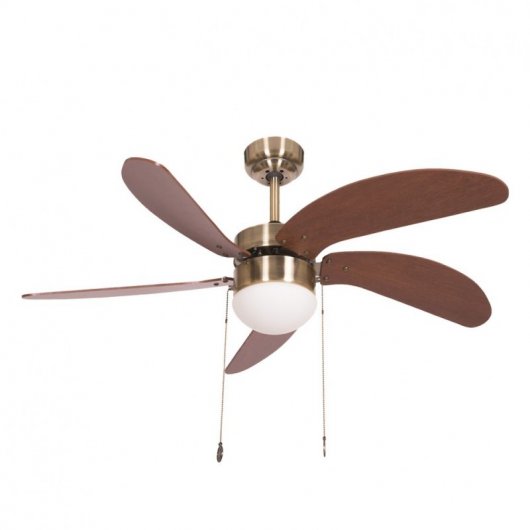 Fabrilamp Cibeles Ventilador de Techo con Luz 55W Cerezo
