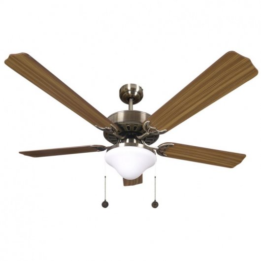 Fabrilamp Orión Ventilador de Techo con Luz 56W Roble
