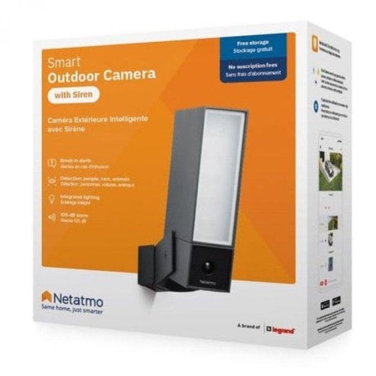 Überwachungskamera Netatmo Kamera Exterior FullHD Außen Nachtsicht Alarm Sprachsteuerung