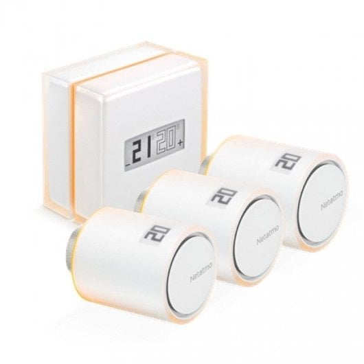 Thermostat Intelligent Netatmo NBU-NTH-NAV Sans fil pour Chauffage