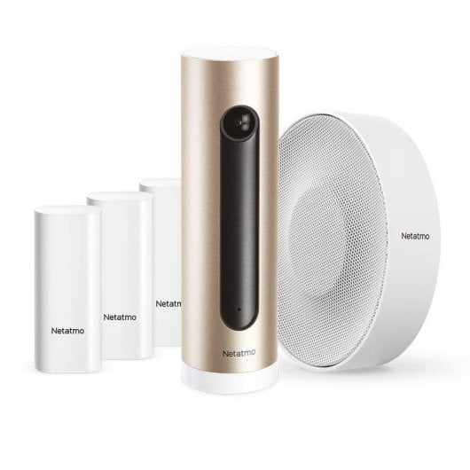 Allarme Netatmo NBU-ICSS-EU Wi-Fi Bluetooth Sensori Movimento Interno Sirena Video