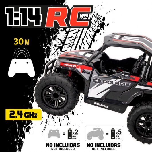 New Bright Polaris Coche Eléctrico 4x4 Rojo/Negro