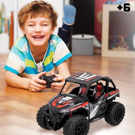 New Bright Polaris Coche Eléctrico 4x4 Rojo/Negro